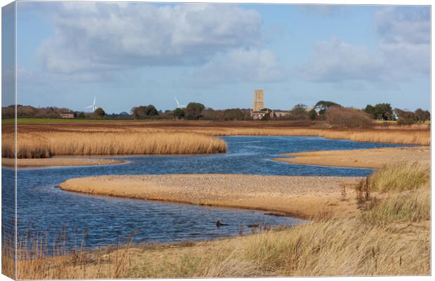 Majestic Saltmarsh  Canvas Print by Kevin Snelling
