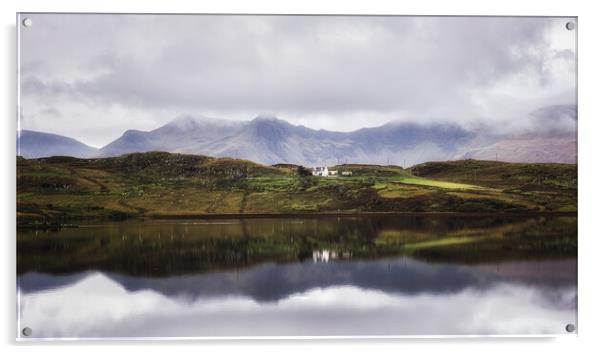 Skye and Loch Acrylic by Roger Daniel