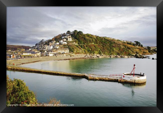 East Looe Framed Print by Andrew Ray