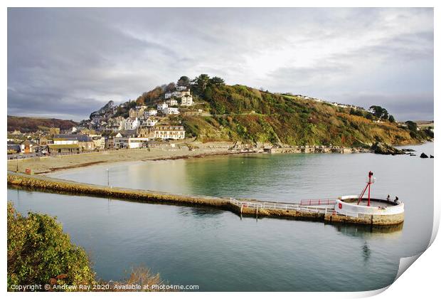 East Looe Print by Andrew Ray