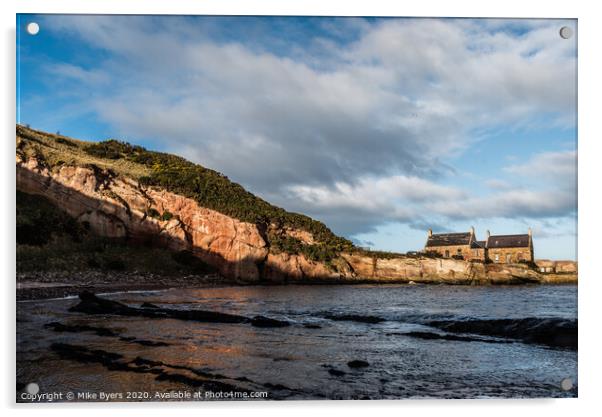 Coastal Beauty of Cove Harbour Acrylic by Mike Byers