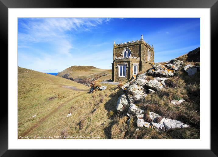 Doyden Castle Framed Mounted Print by Andrew Ray