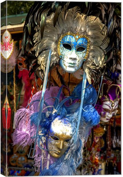 Carnival Masks Canvas Print by Tom Gomez