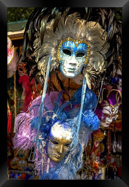 Carnival Masks Framed Print by Tom Gomez