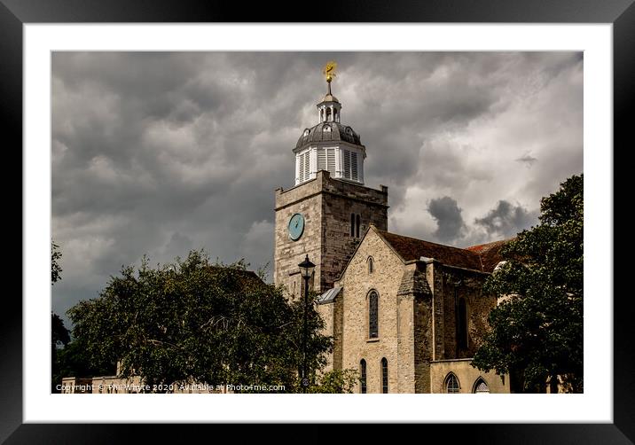 Portsmouth Cathedral Framed Mounted Print by Phil Whyte