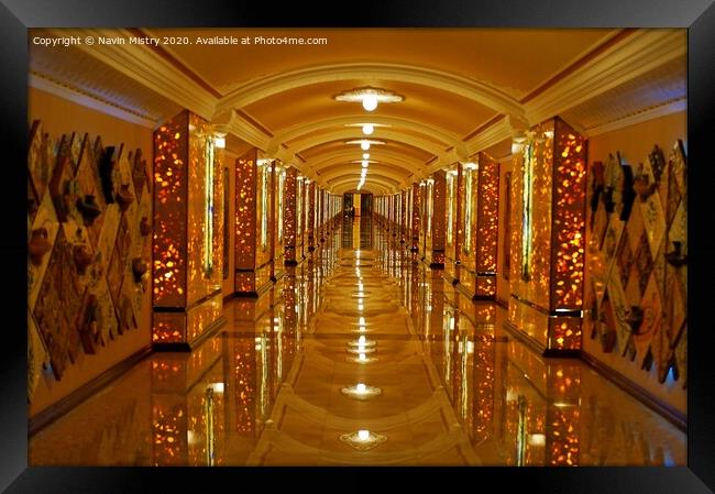 Baku TV Tower Revolving Restaurant, Azerbaijan Framed Print by Navin Mistry