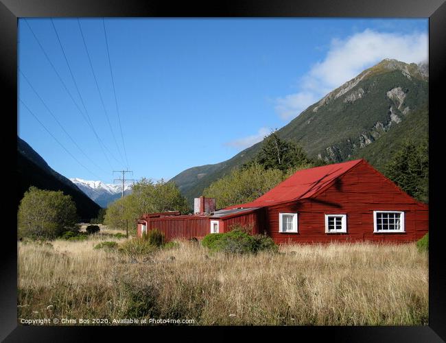 Arthurs Pass, South Island, New Zealand Framed Print by Chris Bos