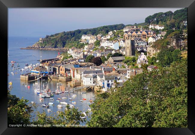 Fowey Framed Print by Andrew Ray