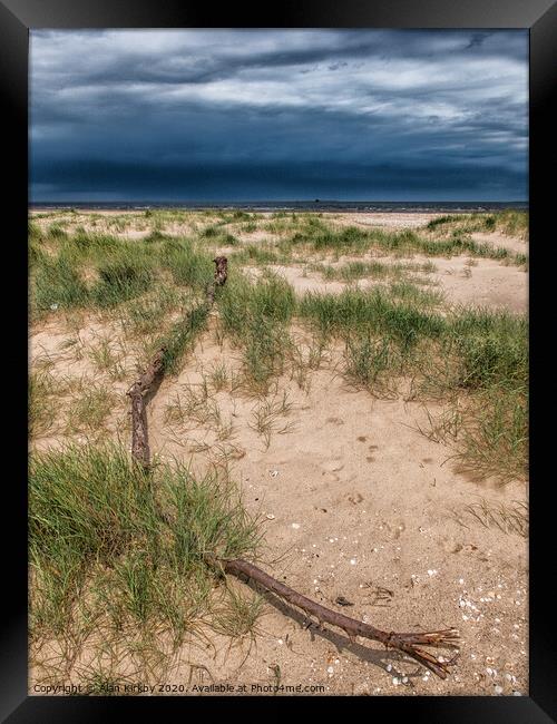 Humberstone Beach Framed Print by Alan Kirkby