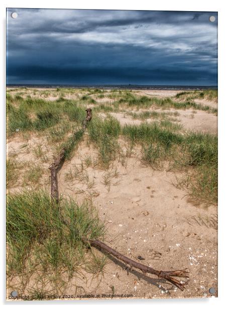 Humberstone Beach Acrylic by Alan Kirkby