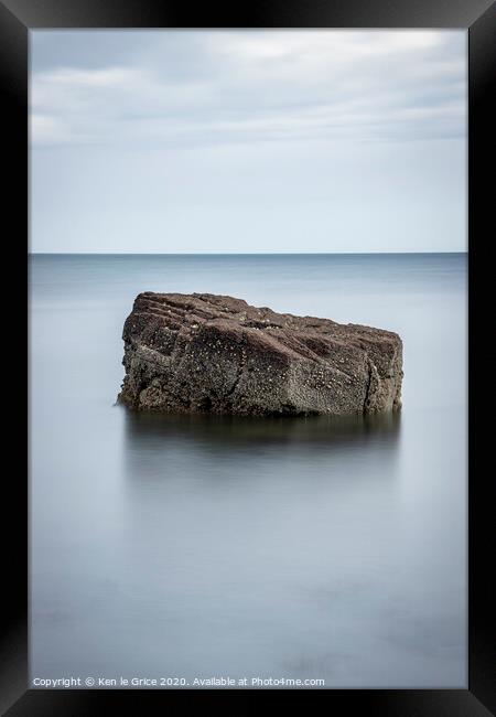 Simplicity Framed Print by Ken le Grice