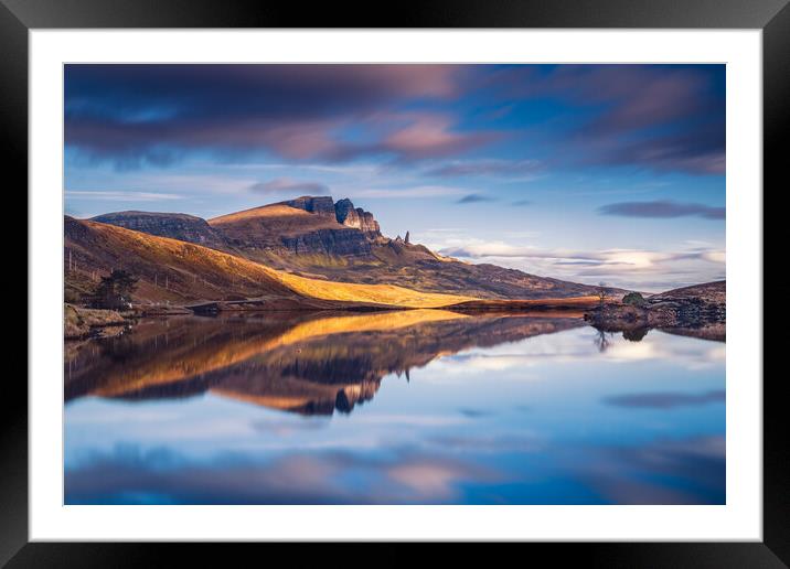 The Storr and Loch Fada on the Isle of Skye Framed Mounted Print by John Frid
