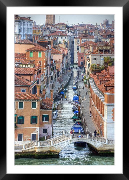 Rio della Fornace Framed Mounted Print by Tom Gomez