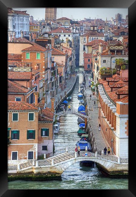 Rio della Fornace Framed Print by Tom Gomez