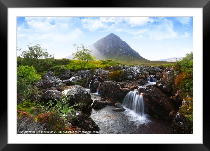 Majestic Buachaille Etive Mor Framed Mounted Print by Les McLuckie