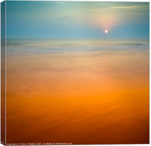 Indian Sunset Canvas Print by Peter O'Reilly