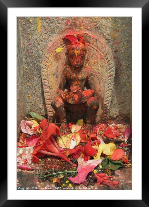Offerings to the Gods Chobar Framed Mounted Print by Serena Bowles