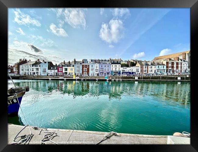 Weymouth Bay Harbour Framed Print by Sue Bottomley