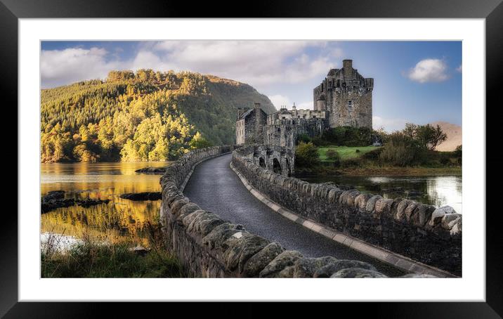 Highland Castle Framed Mounted Print by Roger Daniel