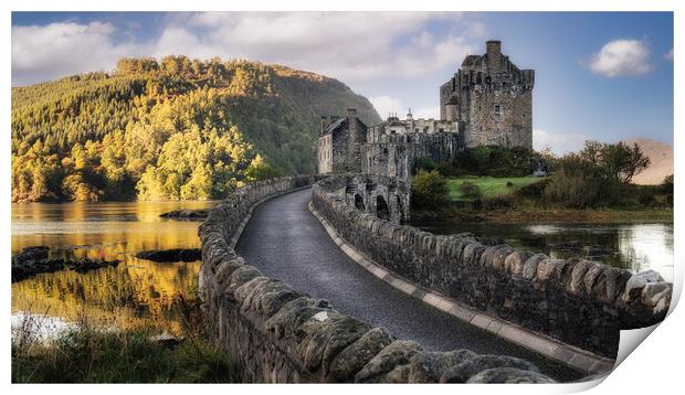 Highland Castle Print by Roger Daniel