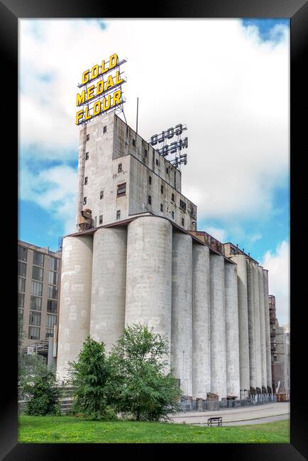Minneapolis Washburn Mill Framed Print by Jim Hughes
