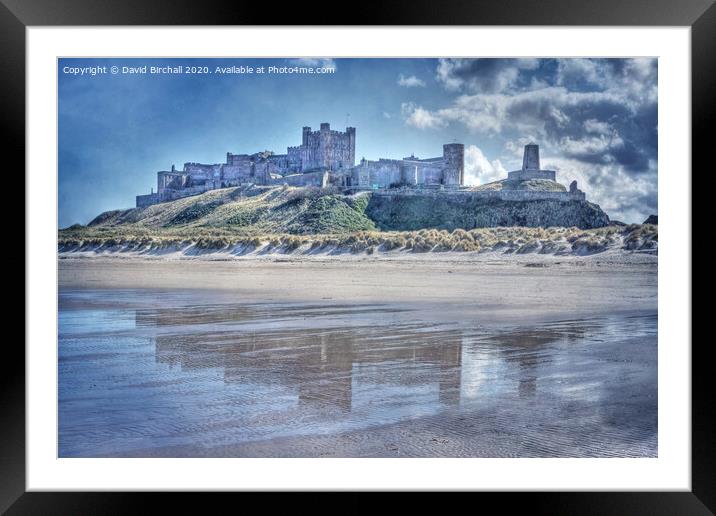Bamburgh Castle, Northumberland. Framed Mounted Print by David Birchall