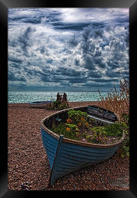 Beached at Brighton Framed Print by Chris Lord