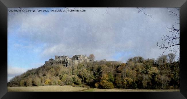 stirling castle view Framed Print by dale rys (LP)