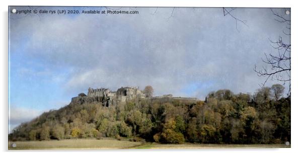 stirling castle view Acrylic by dale rys (LP)