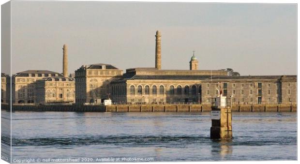 The Royal William Yard, Plymouth. Canvas Print by Neil Mottershead