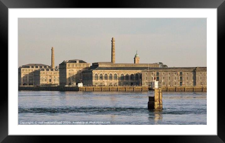 The Royal William Yard, Plymouth. Framed Mounted Print by Neil Mottershead