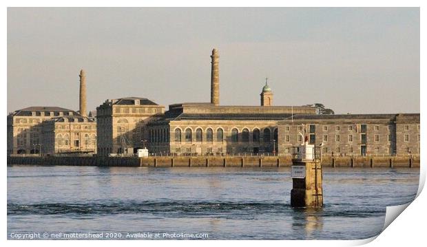 The Royal William Yard, Plymouth. Print by Neil Mottershead