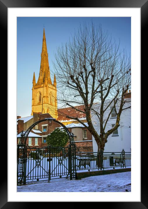 St Maries Cathedral, Sheffield Framed Mounted Print by Darren Galpin