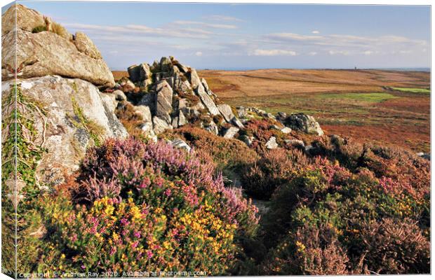 Carn Galver Summit Canvas Print by Andrew Ray
