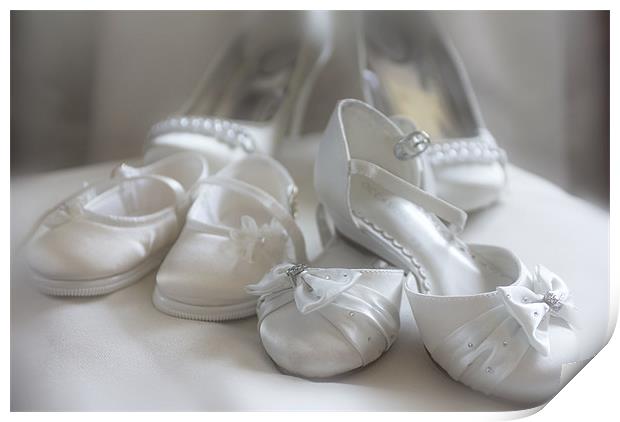 The Wedding Shoes Print by Lynne Morris (Lswpp)