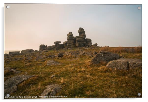 Great Staple Tor Acrylic by Paul Brewer