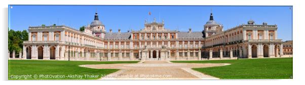Panoramic view of the Royal Palace Of Aranjuez, Sp Acrylic by PhotOvation-Akshay Thaker