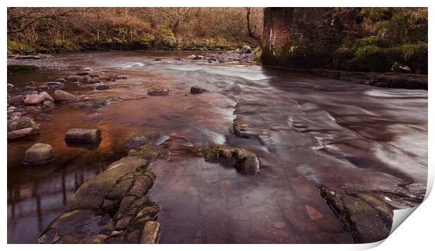 Brecon Flow Print by Richard Downs
