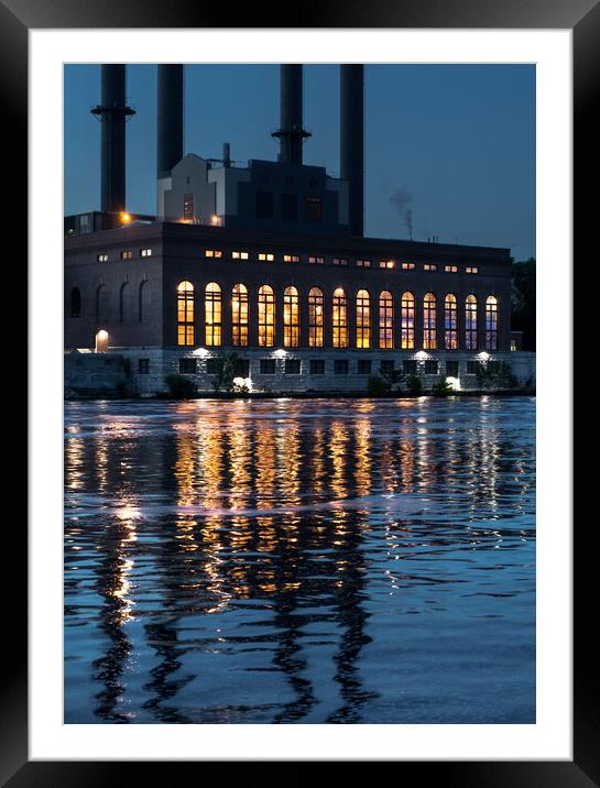 Power on the Mississippi Framed Mounted Print by Jim Hughes