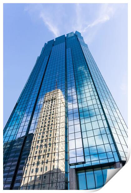 Foshay Tower and AT&T Tower Print by Jim Hughes