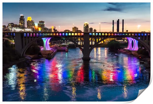 Minneapolis Celebrates Gay Marriage Print by Jim Hughes