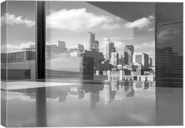 Minneapolis from the Guthrie Theater Canvas Print by Jim Hughes
