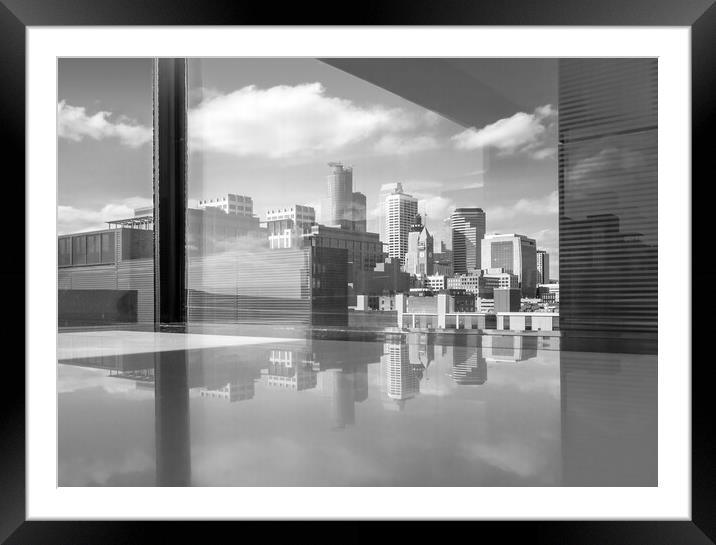 Minneapolis from the Guthrie Theater Framed Mounted Print by Jim Hughes
