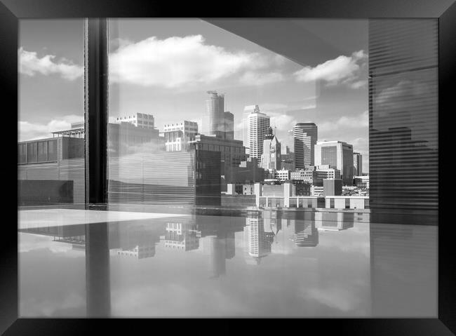 Minneapolis from the Guthrie Theater Framed Print by Jim Hughes