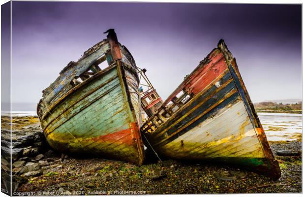 Abandoned II Canvas Print by Peter O'Reilly