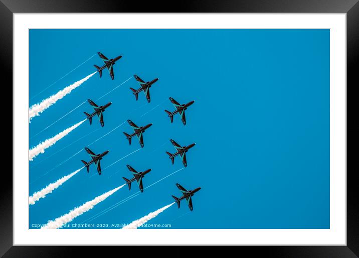 THE RED ARROWS Framed Mounted Print by Paul Chambers