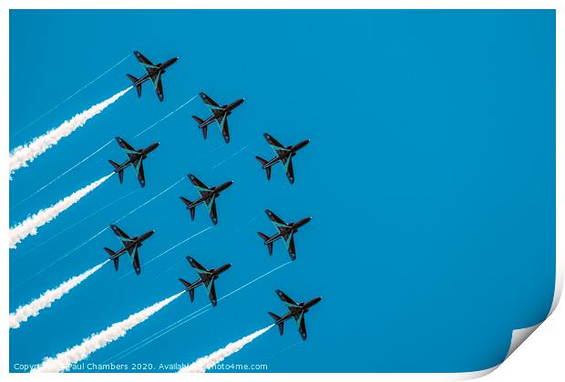THE RED ARROWS Print by Paul Chambers