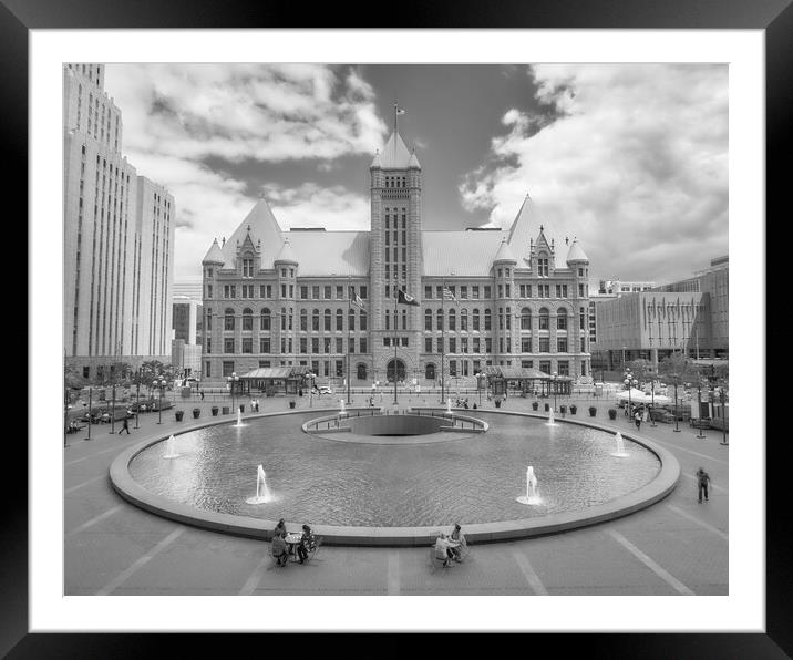Minneapolis City Hall Framed Mounted Print by Jim Hughes