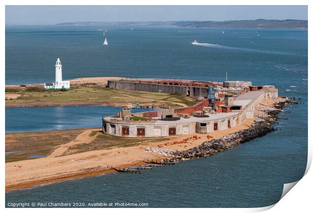 Hurst Castle Print by Paul Chambers