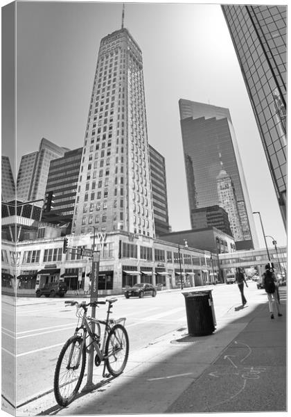 Foshay Tower Today Canvas Print by Jim Hughes